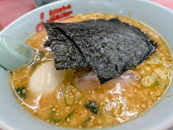 山岡家の特製味噌ラーメンの写真