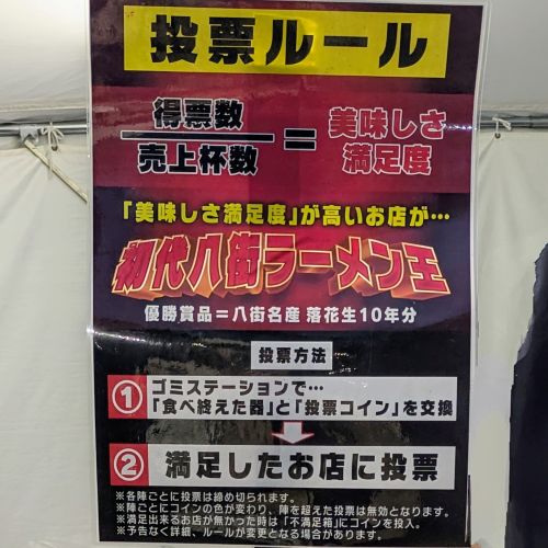 八街!激うま!RAMEN GRAND PRIX 投票ルール