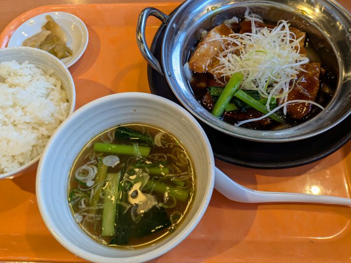 幸楽苑 黒酢香る豚角煮定食