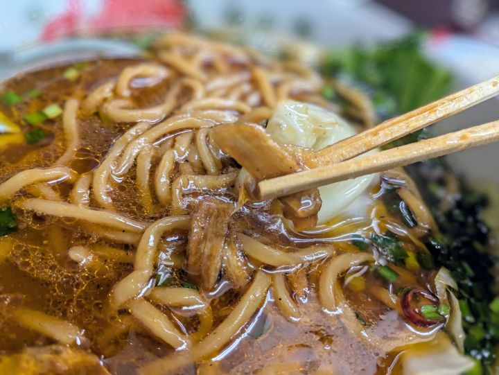 山岡家　スタミナもつ醤油ラーメン