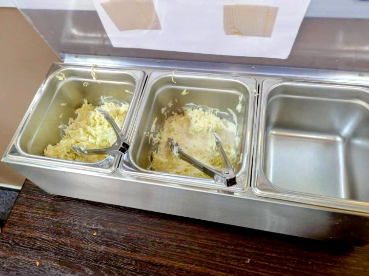 ロピア 倉賀野店 フードコート MTO 揚げ物横丁 セルフ キャベツ