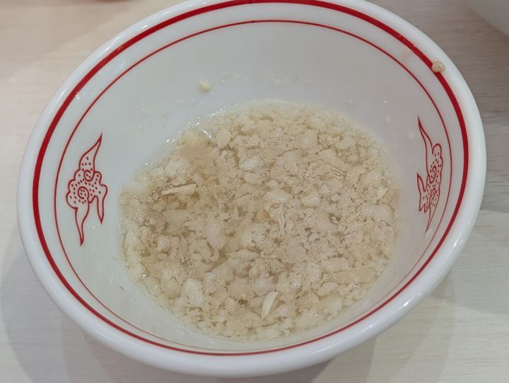 蒙古タンメン中本 背脂トッピング 別皿注文