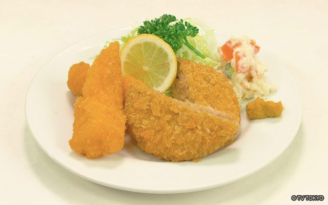 孤独のグルメシーズン5 第9話　源氏食堂　ミックスフライ