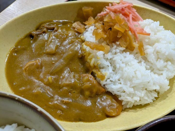 ゆで太郎　ミニカレー